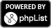 powered by phpList 3.3.6, &copy; phpList ltd